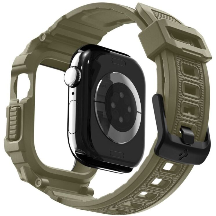 Захисний чохол Spigen Rugged Armor Pro 2 для Apple Watch 10 / 11 46 mm (ACS10507) - Vintage Khaki: фото 6 з 17