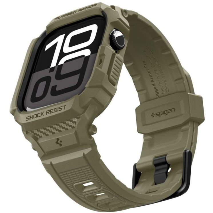 Захисний чохол Spigen Rugged Armor Pro 2 для Apple Watch 10 / 11 46 mm (ACS10507) - Vintage Khaki: фото 4 з 17