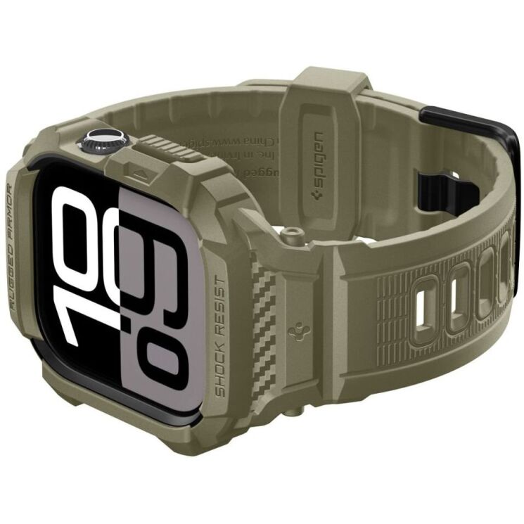 Захисний чохол Spigen Rugged Armor Pro 2 для Apple Watch 10 / 11 46 mm (ACS10507) - Vintage Khaki: фото 8 з 17