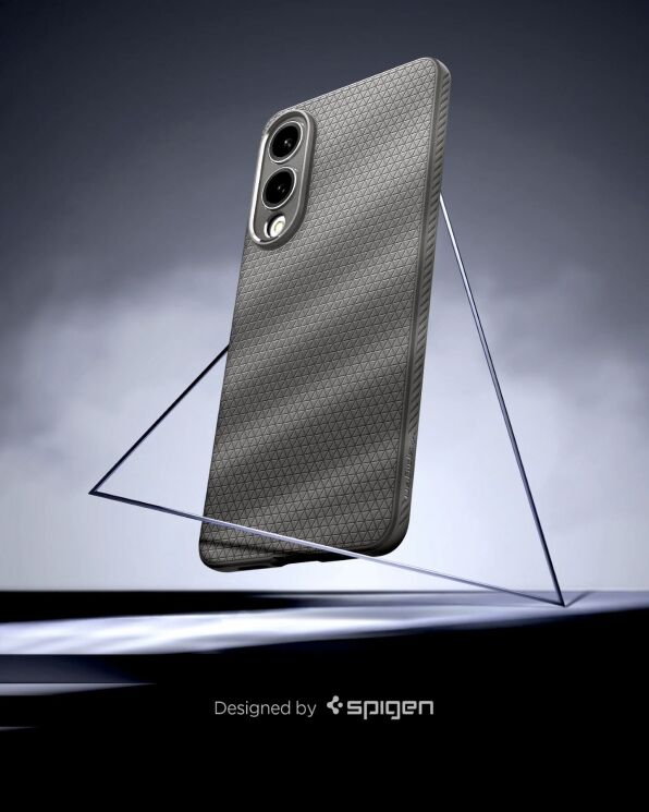 Захисний чохол Spigen (SGP) Liquid Air для Samsung Galaxy S25 Edge (S937) ACS09421 - Marble Grey: фото 22 з 22
