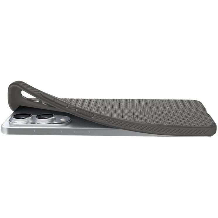 Захисний чохол Spigen (SGP) Liquid Air для Samsung Galaxy S25 Edge (S937) ACS09421 - Marble Grey: фото 8 з 22