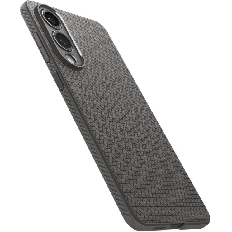 Захисний чохол Spigen (SGP) Liquid Air для Samsung Galaxy S25 Edge (S937) ACS09421 - Marble Grey: фото 3 з 22
