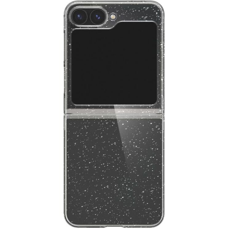Захисний чохол Spigen (SGP) Liquid Crystal Glitter (FF) для Samsung Galaxy Flip 6 - Crystal Quartz: фото 2 з 18