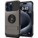 Защитный чехол Spigen (SGP) Slim Armor (MagFit) для Apple iPhone 15 Pro (ACS06476) - Gunmetal (350841H). Фото 1 из 8