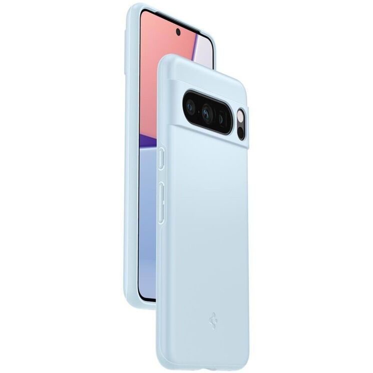 Захисний чохол Spigen (SGP) Thin Fit для Google Pixel 8 Pro (ACS06327) - Mute Blue: фото 7 з 18