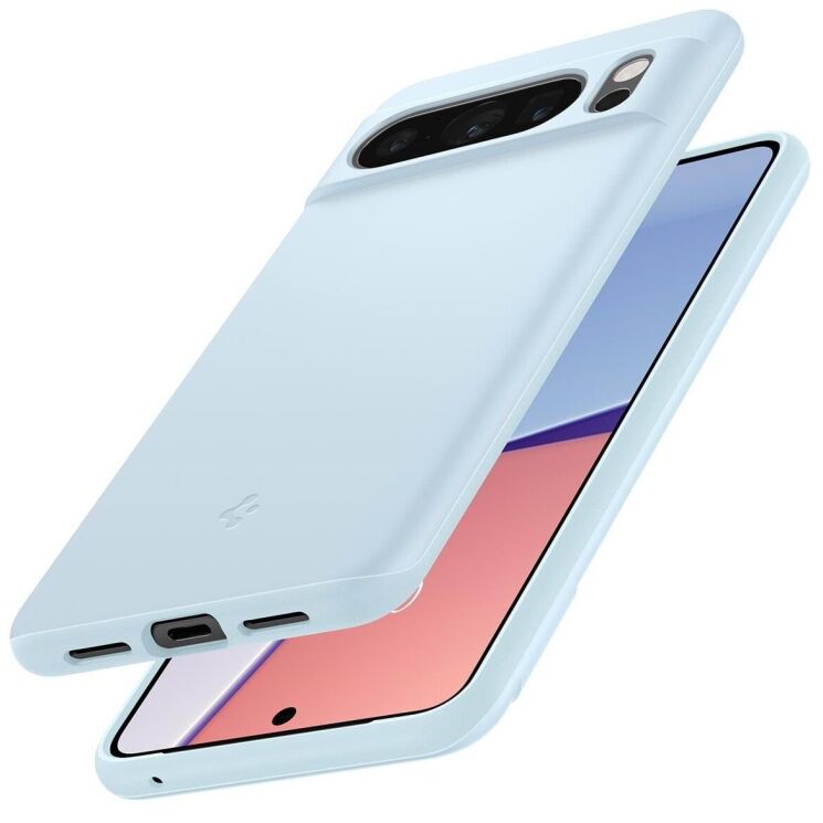 Захисний чохол Spigen (SGP) Thin Fit для Google Pixel 8 Pro (ACS06327) - Mute Blue: фото 6 з 18