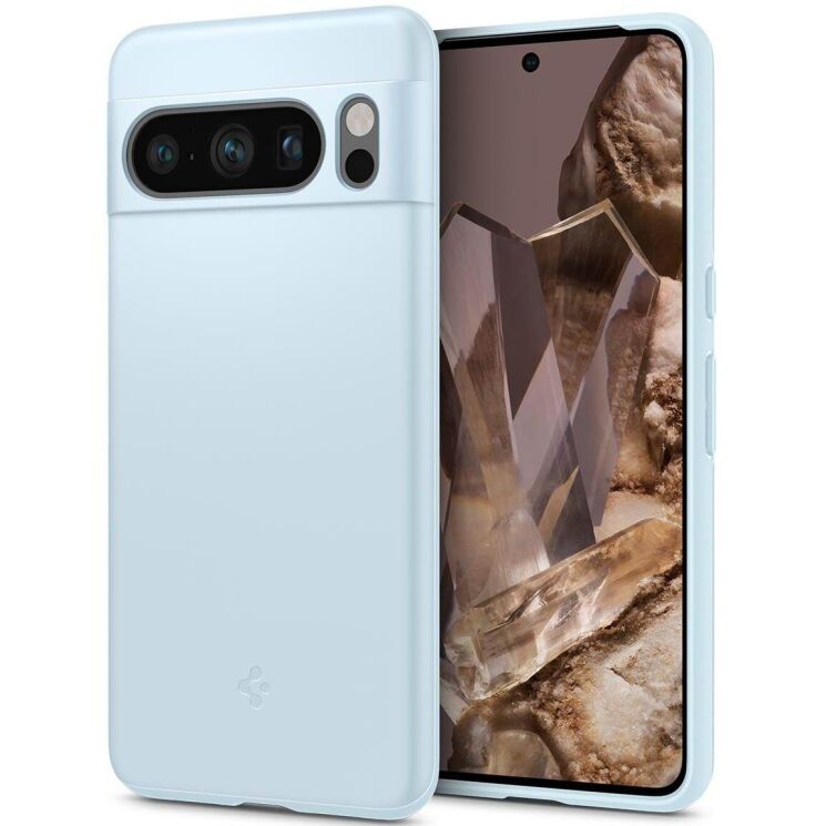 Захисний чохол Spigen (SGP) Thin Fit для Google Pixel 8 Pro (ACS06327) - Mute Blue: фото 1 з 18