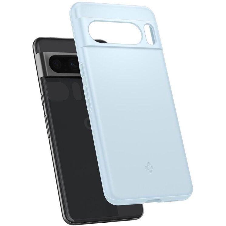 Захисний чохол Spigen (SGP) Thin Fit для Google Pixel 8 Pro (ACS06327) - Mute Blue: фото 3 з 18