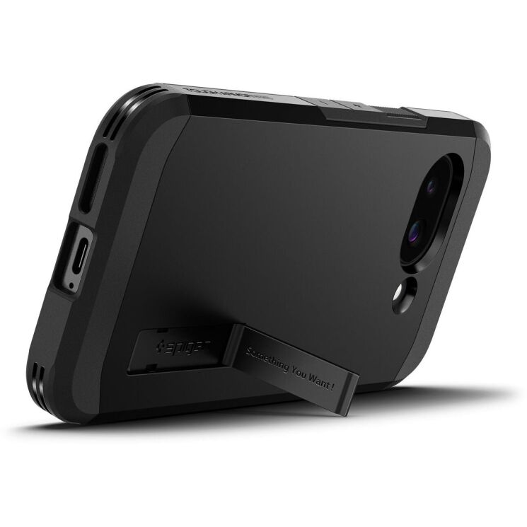 Захисний чохол Spigen (SGP) Tough Armor (MagFit) для Google Pixel 9a (ACS09046) - Black: фото 3 з 16