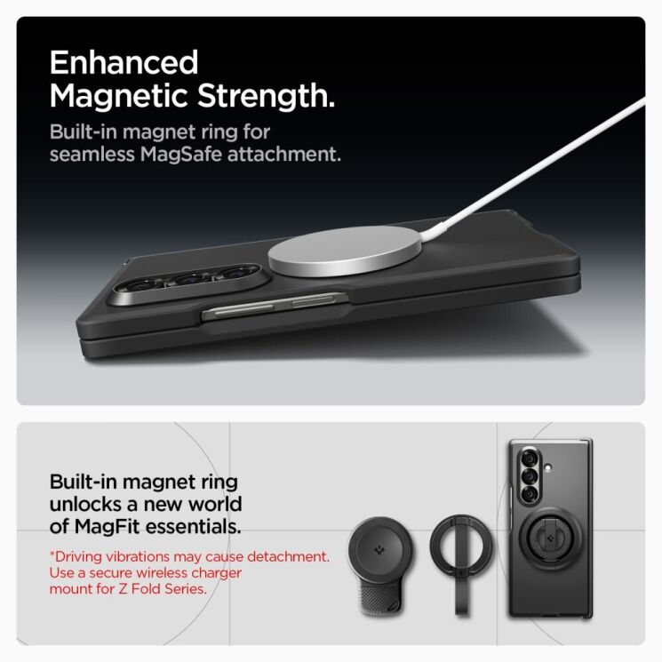 Захисний чохол Spigen (SGP) Tough Armor Pro (MagFit) для Samsung Galaxy Fold 7 (ACS09549) - Black: фото 22 з 24
