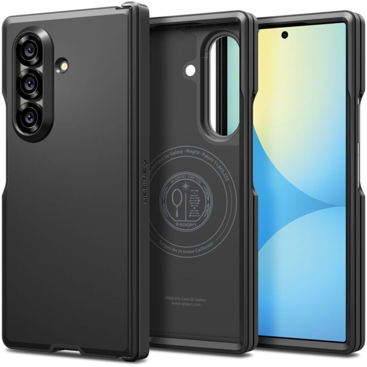 Захисний чохол Spigen (SGP) Tough Armor Pro (MagFit) для Samsung Galaxy Fold 7 (ACS09549) - Black: фото 1 з 24