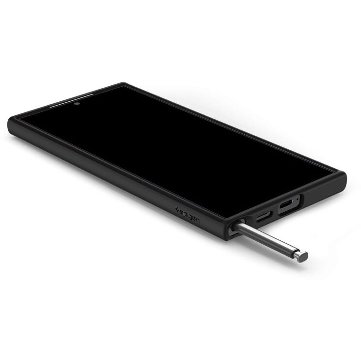 Защитный чехол Spigen (SGP) Ultra Hybrid для Samsung Galaxy S24 Ultra (S928) - Frost Black: фото 9 из 17