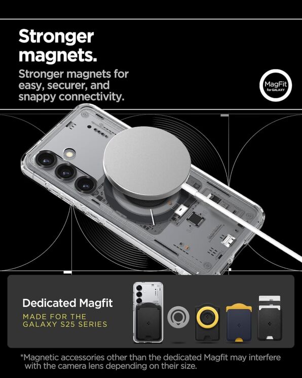 Захисний чохол Spigen (SGP) Ultra Hybrid Neo One (MagFit) для Samsung Galaxy S25 (S931) ACS09470 - Neo One: фото 15 з 18