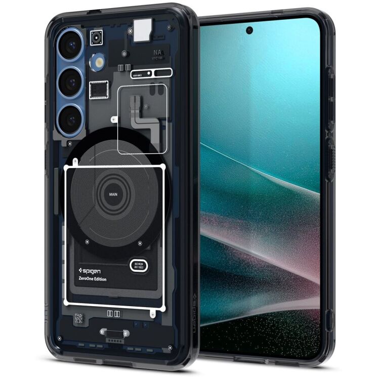 Защитный чехол Spigen (SGP) Ultra Hybrid Zero One (MagFit) для Samsung Galaxy S25 (S931) ACS09003 - Black: фото 1 из 17