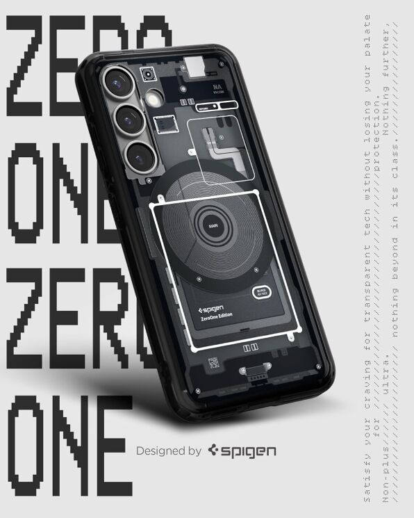 Защитный чехол Spigen (SGP) Ultra Hybrid Zero One (MagFit) для Samsung Galaxy S25 (S931) ACS09003 - Black: фото 12 из 17