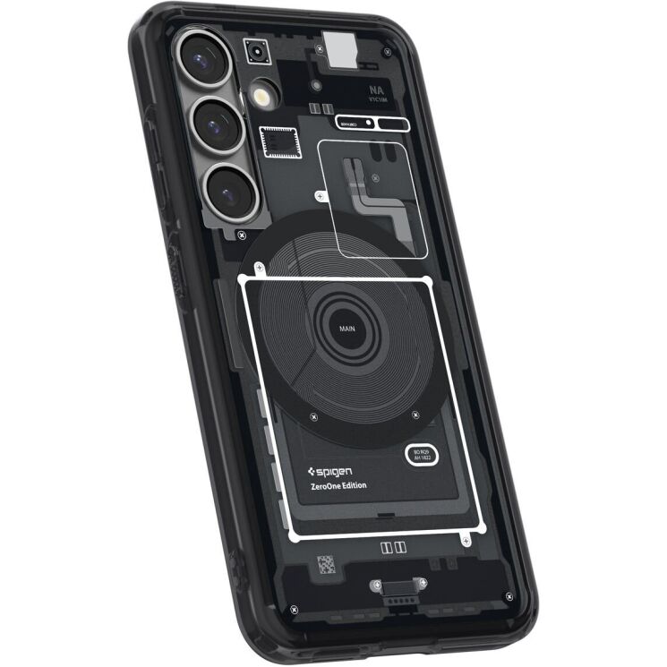 Защитный чехол Spigen (SGP) Ultra Hybrid Zero One (MagFit) для Samsung Galaxy S25 (S931) ACS09003 - Black: фото 3 из 17