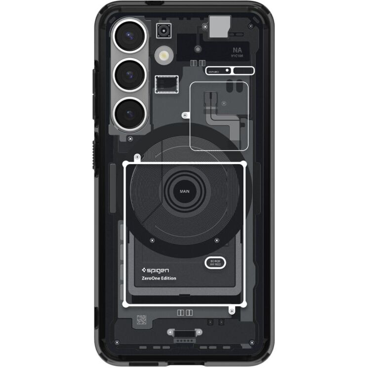 Защитный чехол Spigen (SGP) Ultra Hybrid Zero One (MagFit) для Samsung Galaxy S25 (S931) ACS09003 - Black: фото 2 из 17