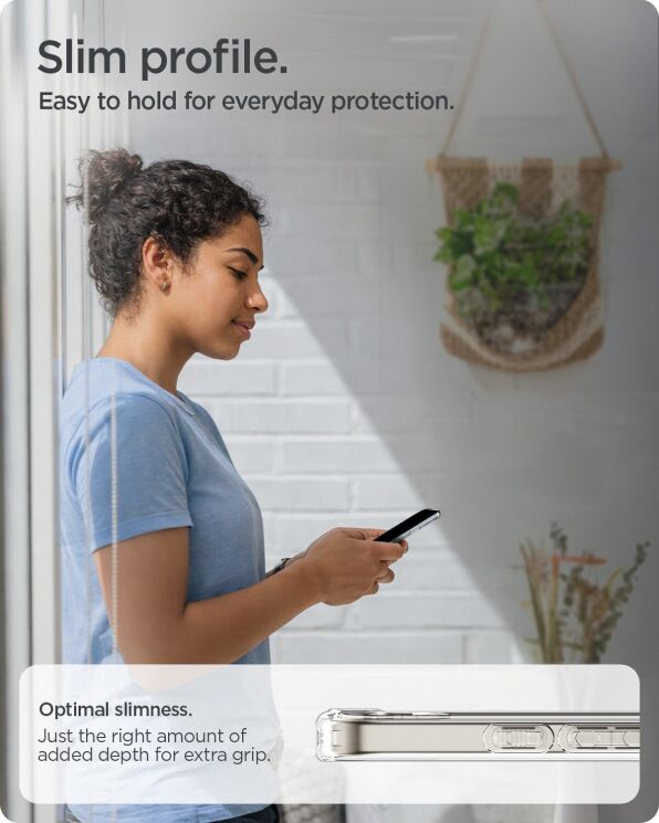 Защитный чехол Spigen Ultra Hybrid для Google Pixel 10a (ACS11279) - Crystal Clear: фото 11 из 12