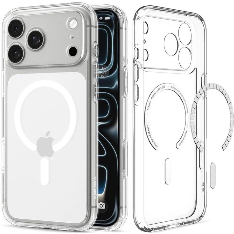 Захисний чохол Spigen Ultra Hybrid MagSafe для iPhone 18 Pro Max (ACS12118) - Clear: фото 2 з 13