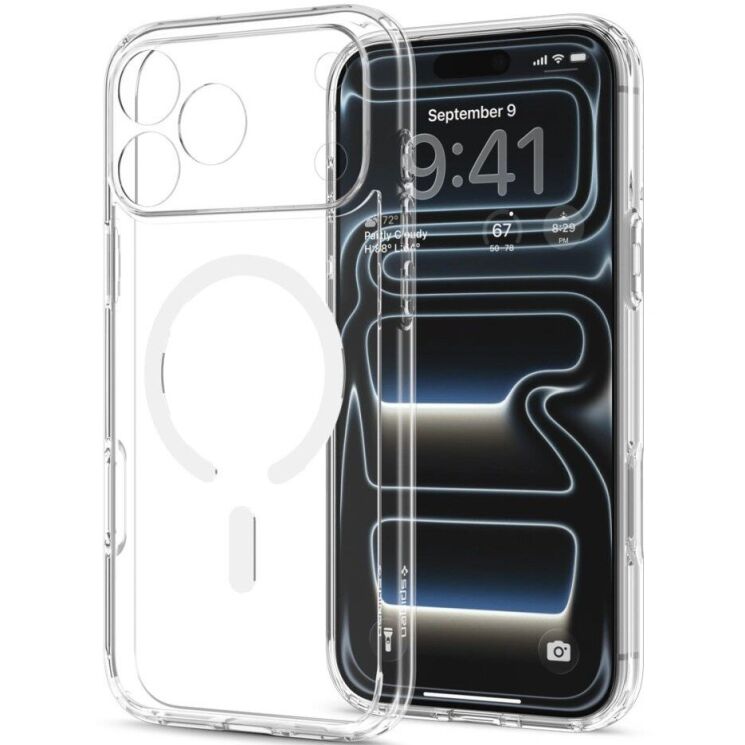 Захисний чохол Spigen Ultra Hybrid MagSafe для iPhone 18 Pro Max (ACS12118) - Clear: фото 3 з 13