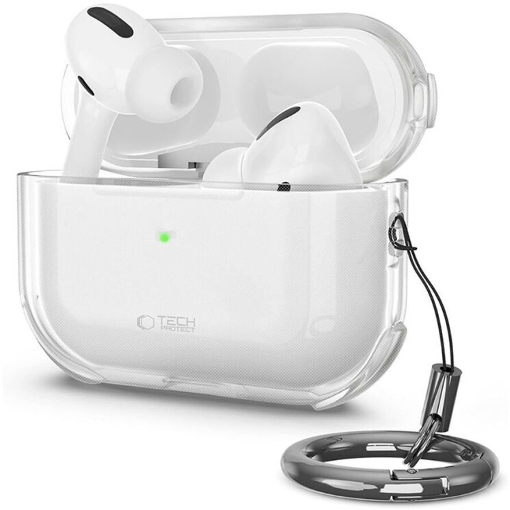 Защитный чехол Tech-Protect Bounce для AirPods Pro 3 - Clear: фото 1 из 10