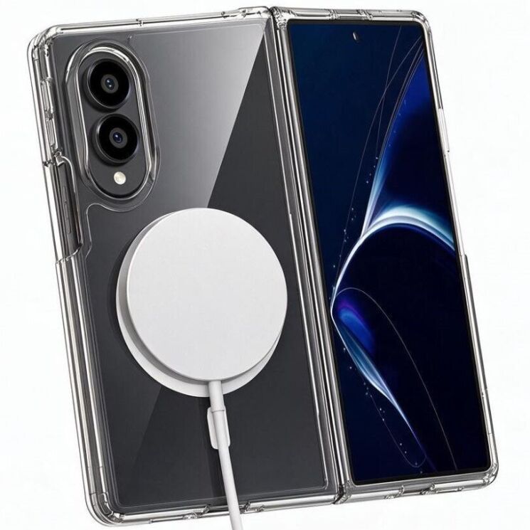 Защитный чехол Tech-Protect FlexAir Hybrid MagSafe (FF) для Samsung Galaxy Fold 8 - Clear (424544C) Защитный чехол Tech-Protect FlexAir Hybrid MagSafe (FF) для Samsung Galaxy Fold 8 - Clear: фото 2 из 7