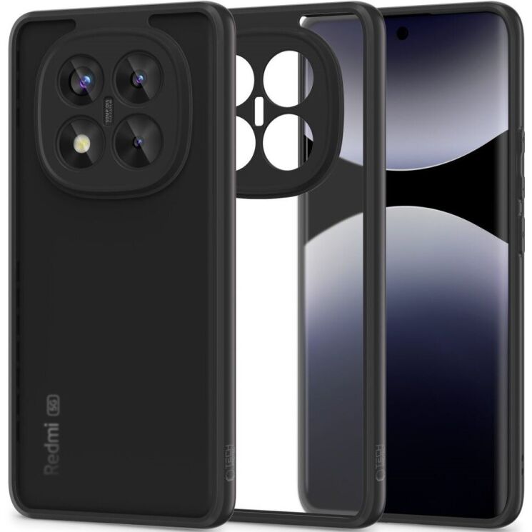 Защитный чехол Tech-Protect Magmat для Xiaomi Redmi Note 14 Pro Plus - Matte Black: фото 1 из 3