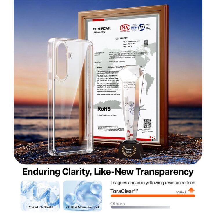 Захисний чохол TORRAS Guardian для Samsung Galaxy S26 - Black: фото 7 з 10