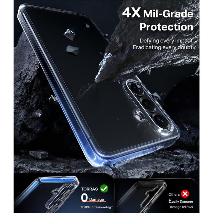 Захисний чохол TORRAS Guardian для Samsung Galaxy S26 - Black: фото 4 з 10