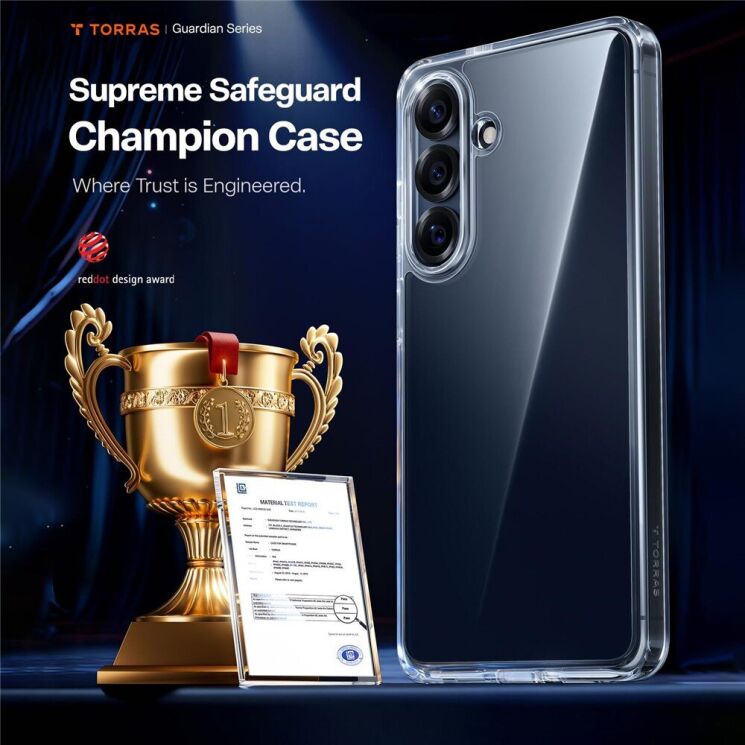 Захисний чохол TORRAS Guardian для Samsung Galaxy S26 - Black: фото 10 з 10