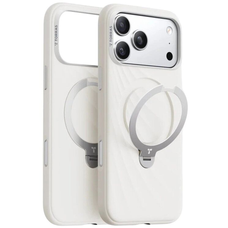 Захисний чохол TORRAS Ostand Q3 Wind Series для iPhone 17 Pro Max - Pearl White (411115W) Захисний чохол TORRAS Ostand Q3 Wind Series для iPhone 17 Pro Max - Pearl White: фото 1 з 9