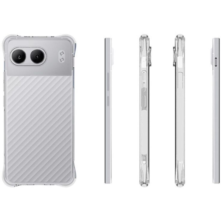 Защитный чехол UniCase AirBag Flow для OnePlus Nord 4 - Transparent: фото 4 из 4
