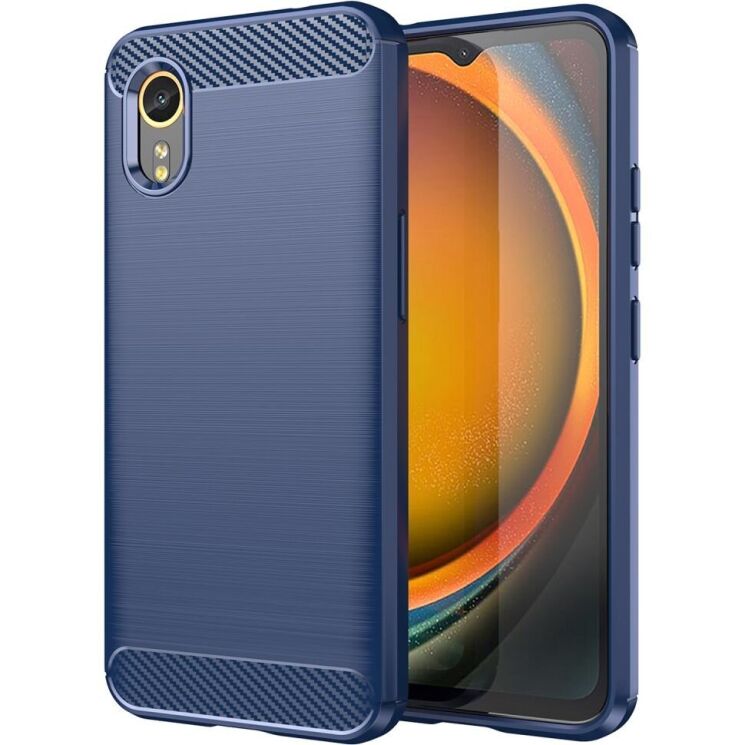 Захисний чохол UniCase Carbon для Samsung Galaxy Xcover 7 (G556) - Blue: фото 1 з 8
