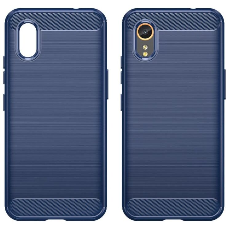 Захисний чохол UniCase Carbon для Samsung Galaxy Xcover 7 (G556) - Blue: фото 2 з 8