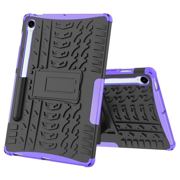 Захисний чохол UniCase Combo для Samsung Galaxy Tab S9 FE (X510/516) / Tab S10 FE (X520/526) - Purple: фото 8 з 16