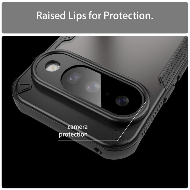 Защитный чехол UniCase Falcon Frame для Google Pixel 10 - Black: фото 7 из 10