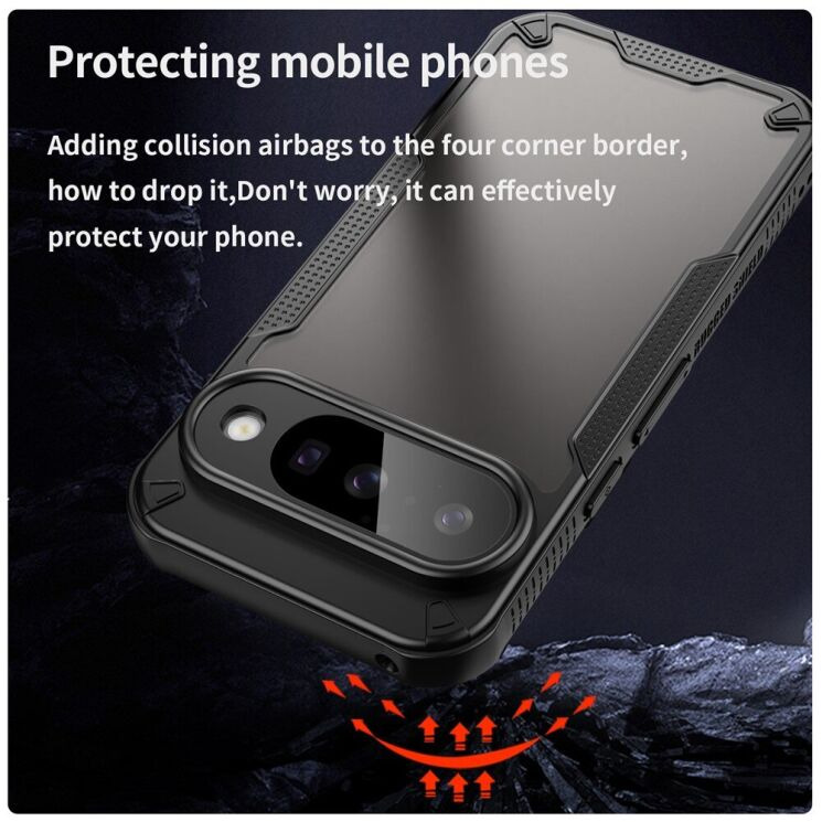 Защитный чехол UniCase Falcon Frame для Google Pixel 10 - Black: фото 3 из 10