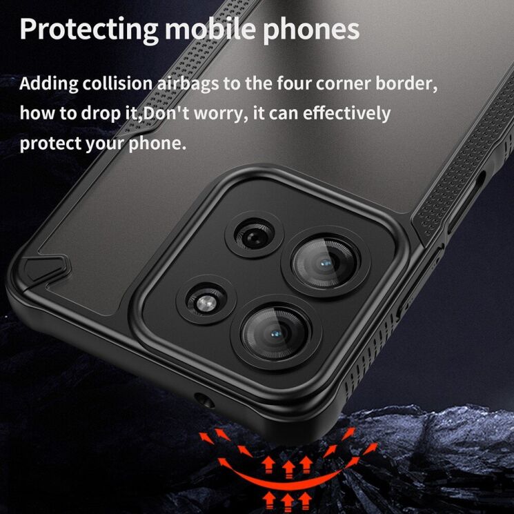 Защитный чехол UniCase Falcon Frame для Motorola Moto G75 - Green: фото 3 из 10