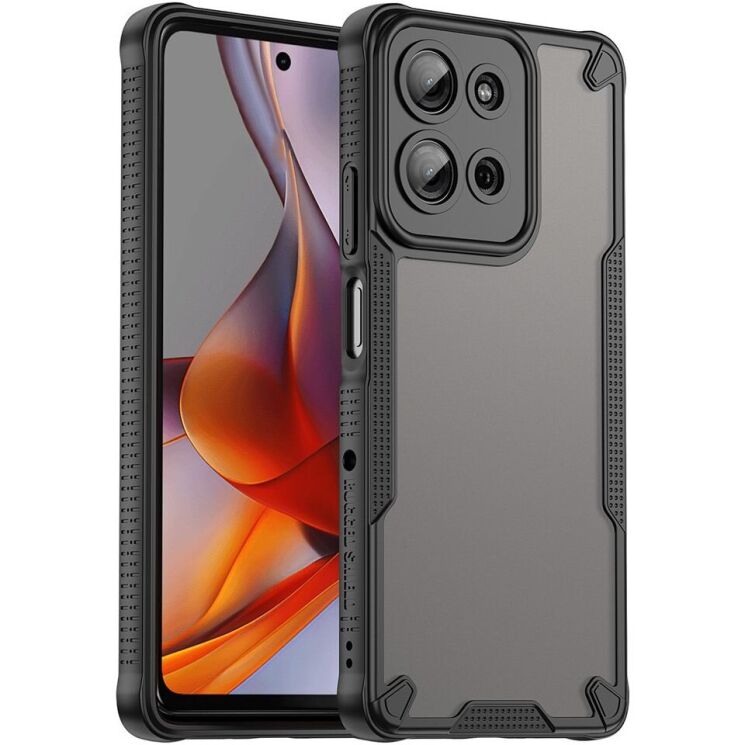 Защитный чехол UniCase Falcon Frame для Motorola Moto G75 - Black: фото 1 из 10