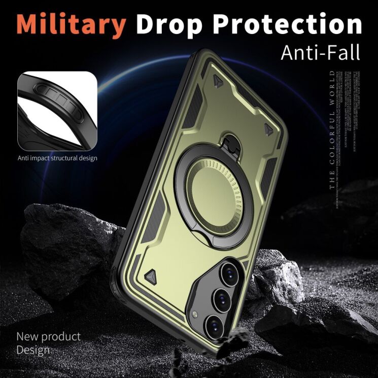 Защитный чехол UniCase Lander Armor для Samsung Galaxy S23 (S911) - Rose Gold: фото 3 из 6