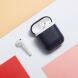 Защитный чехол UniCase Leather Cover для Apple AirPods 1 / 2 - Navy Blue (247303DB). Фото 11 из 13