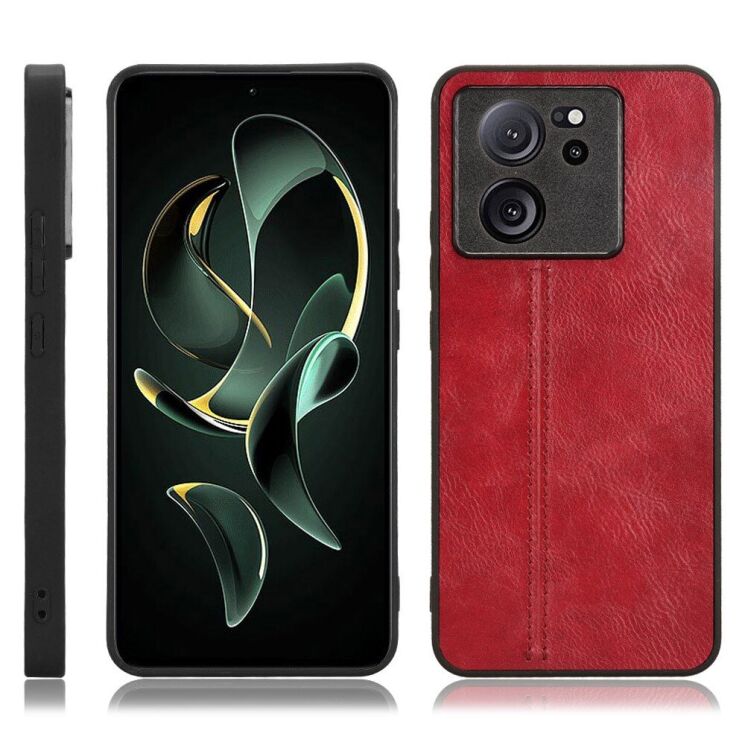 Захисний чохол UniCase Leather Series для Xiaomi 13T / 13T Pro - Red: фото 3 з 6