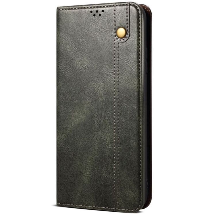 Захисний чохол UniCase Leather Wallet для Motorola Moto G24 Power - Green: фото 5 з 6