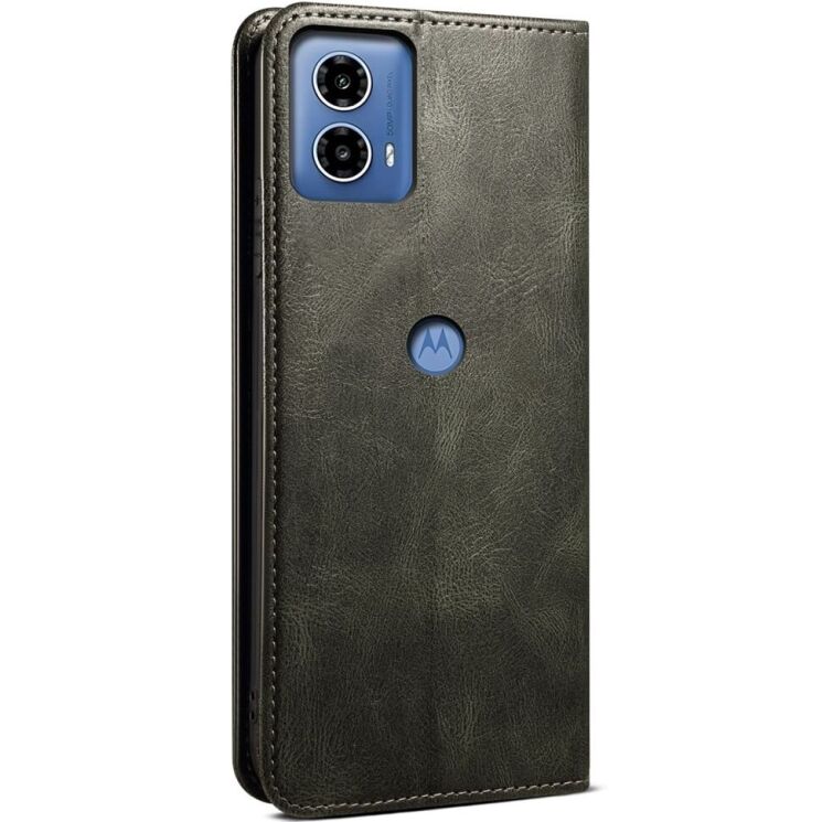 Захисний чохол UniCase Leather Wallet для Motorola Moto G24 Power - Green: фото 6 з 6