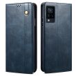 Защитный чехол UniCase Leather Wallet для VIVO V21e - Blue (281602L)