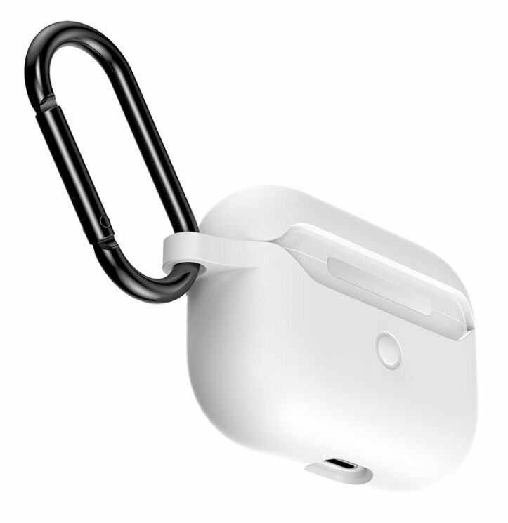 Защитный чехол UniCase Simple Stylish для Apple AirPods Pro - White: фото 2 из 7