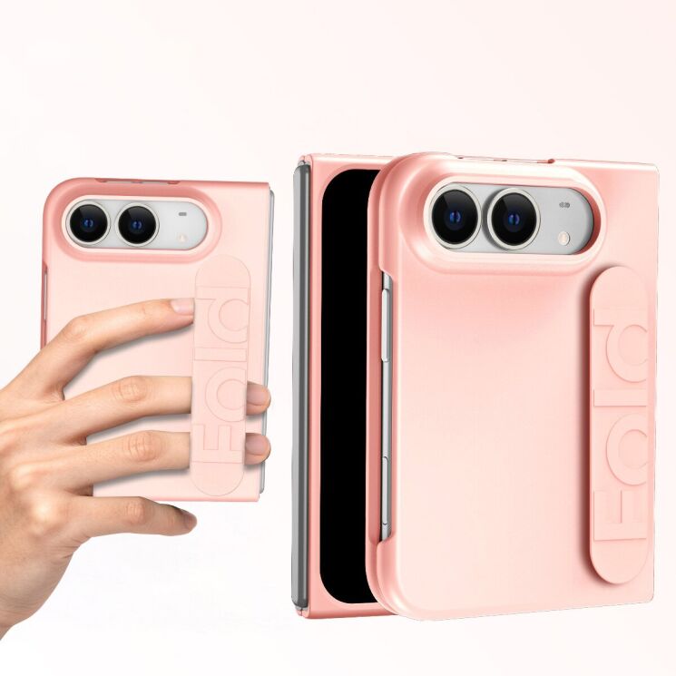 Защитный чехол UniCase Wristband Case (FF) для iPhone Duo - Pink: фото 2 из 7