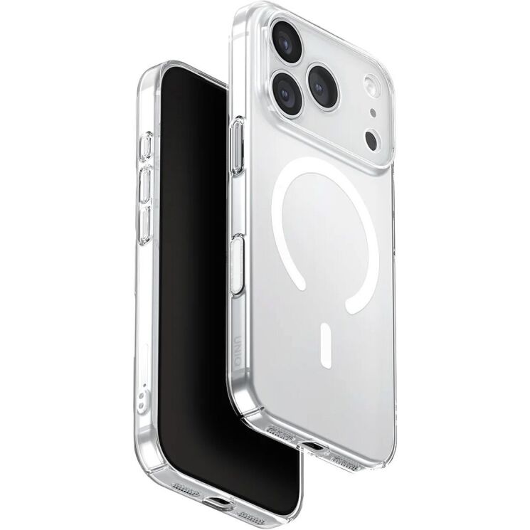 Защитный чехол UNIQ Airsuit MagClick для iPhone 17 Pro (IP6.3P(2025)-ASMGCLRW) - Transparent: фото 1 из 4