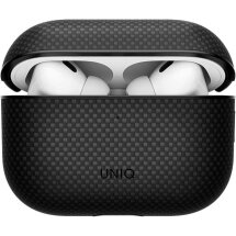 Защитный чехол UNIQ Keva Prime для AirPods Pro 3 (UNIQ-AIRPODSPRO3-KEVPCBLK) - Black: фото 1 из 7