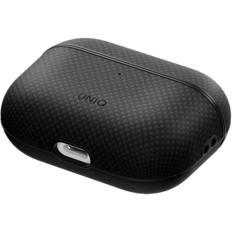 Защитный чехол UNIQ Keva Prime для AirPods Pro 3 (UNIQ-AIRPODSPRO3-KEVPCBLK) - Black: фото 3 из 7
